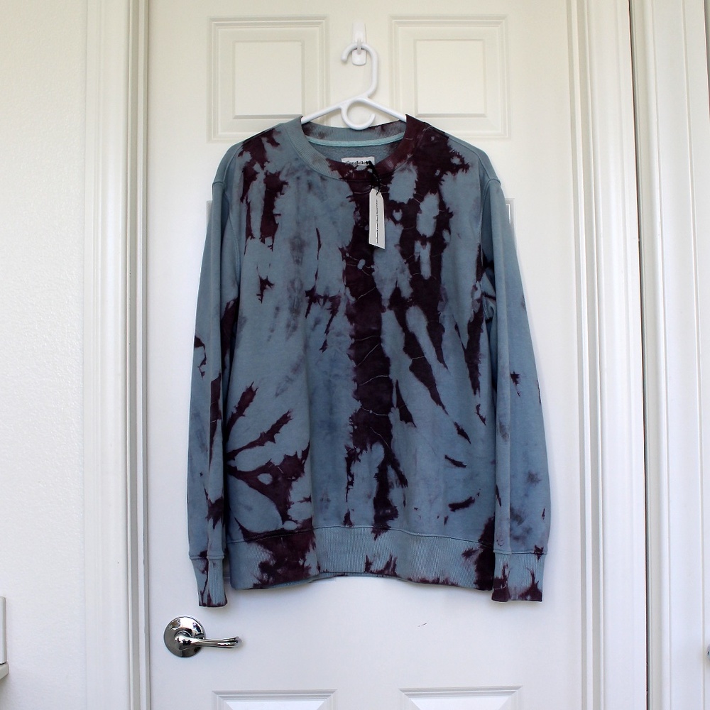 Handmade tie dye Goodfellow & Co crew neck sweatshirt by Hue Revival